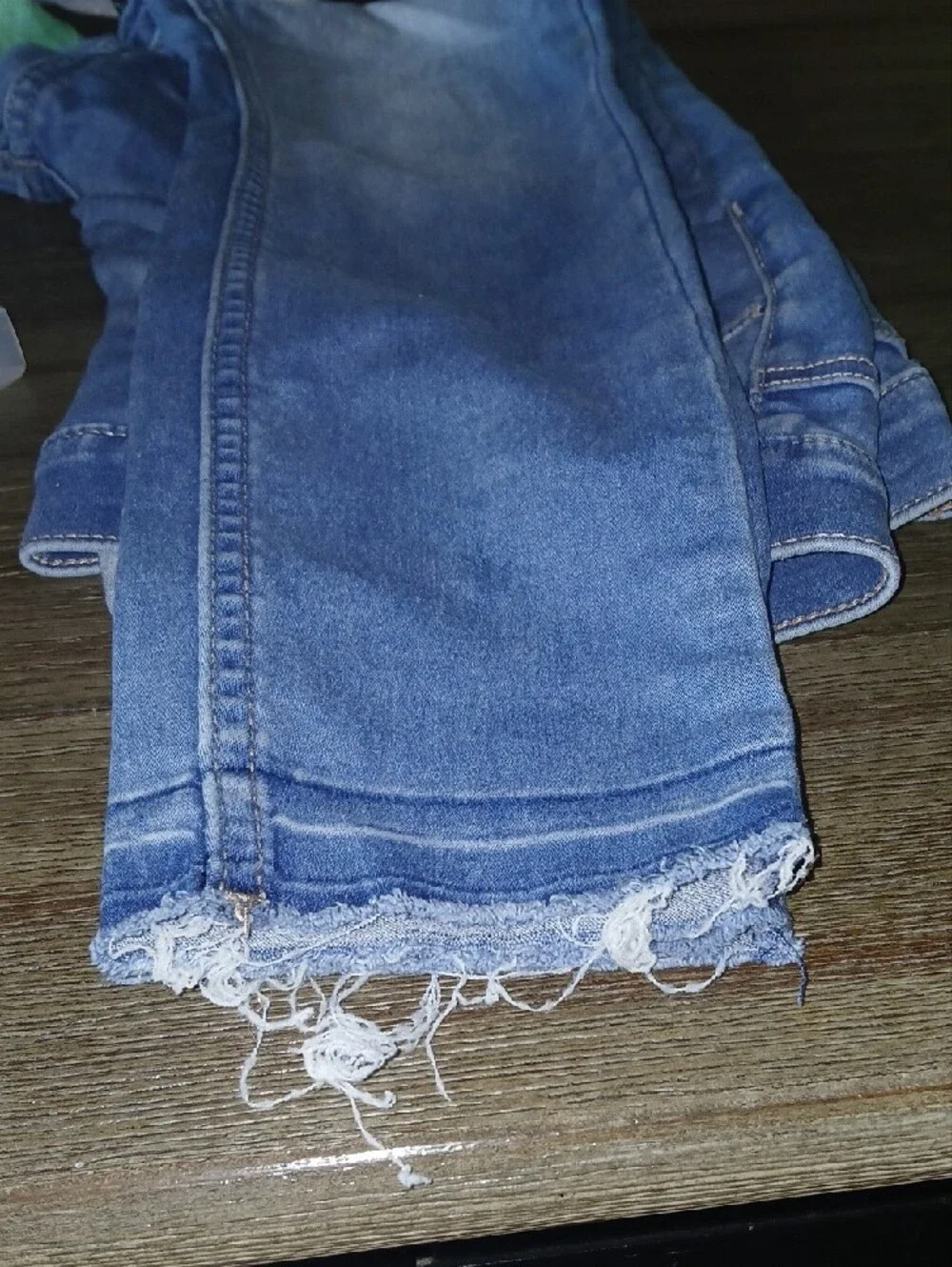 Justice Blue Denim Jeans with Embroidered Logo